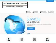 Tablet Screenshot of gladyswilsonassoc.com